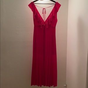 Zara. Fuschia full length dress